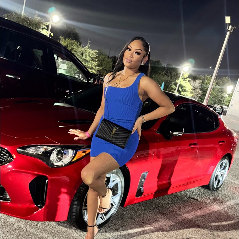 Blue Bodycon Dress